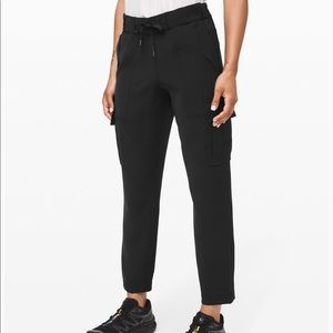 Black Lululemon Ready Set Cargo Pant